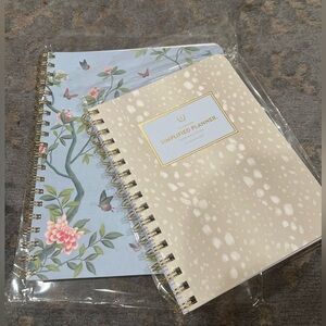 NEW 24-26 Softcover Weekly Simplified Planner IvoryAntelope+Notebook FarawayLand